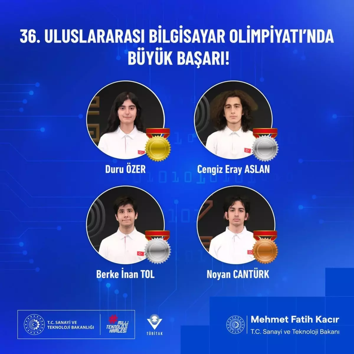 Uluslararası Bilim Olimpiyatlarında Türk Öğrencilerden Başarı