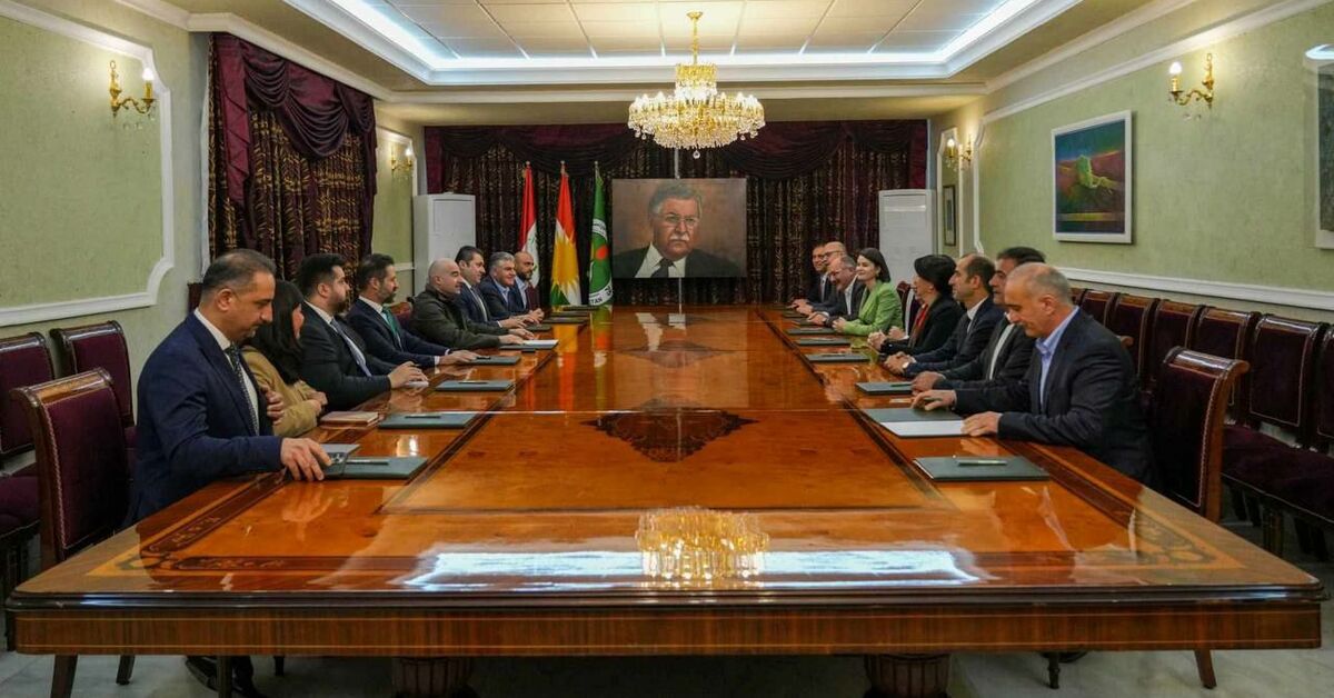 DEM heyeti, Talabani ile görüştü